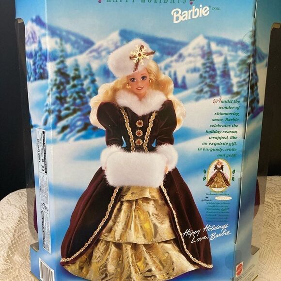 1996 Barbie HAPPY HOLIDAYS BARBIE Vintage NIB - Picture 4 of 5